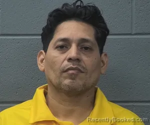 Mugshot of Mario Alexander Hernandez booked in Cass County, Indiana on October 14, 2026