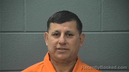 Mugshot of Fredy Solis-Hidalgo booked in Cass County, Indiana on October 15, 2026