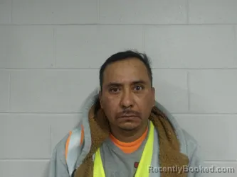 Mugshot of RAMIREZ FLORES , MARCO ANTONIO booked in Clay County, Indiana on March 19, 2026