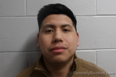 Mugshot of DIEGO-SEBASTIAN, HUGO booked in Clay County, Indiana on March 19, 2026