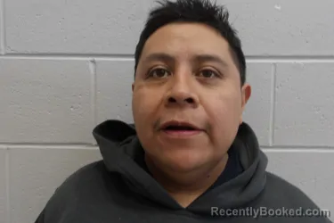 Mugshot of CUATLAYOTL-HUELITL, FELIPE booked in Clay County, Indiana on March 22, 2026