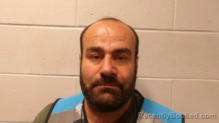 Mugshot of Ghanem, Nassar booked in Clay County, Indiana on August 26, 2026