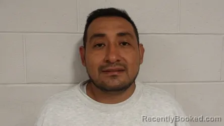 Mugshot of Medrano Santiago, Rigo Adolfo booked in Clay County, Indiana on August 26, 2026