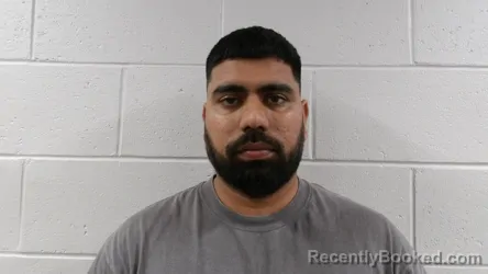 Mugshot of Singh, Jatinder booked in Clay County, Indiana on August 26, 2026