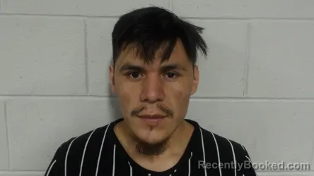 Mugshot of Lucio Celedono, Miguel booked in Clay County, Indiana on September 7, 2026