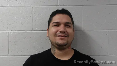 Mugshot of Salcedo Mirabal, Wilson booked in Clay County, Indiana on September 9, 2026