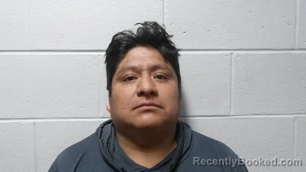 Mugshot of Tentle Tecxco, Miguel booked in Clay County, Indiana on October 2, 2026