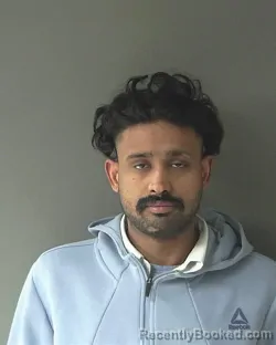 Mugshot of Ankit Ankit booked in Clinton County, Indiana on March 19, 2026