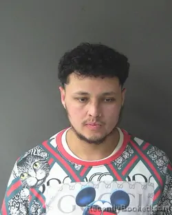 Mugshot of Jairo Ortega Gallego booked in Clinton County, Indiana on March 19, 2026