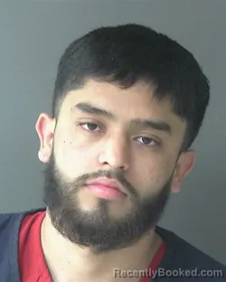 Mugshot of Oswaldo Pineda booked in Clinton County, Indiana on March 28, 2026