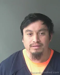 Mugshot of Gaspar Gregorio Mateo booked in Clinton County, Indiana on April 2, 2026