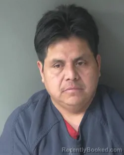 Mugshot of Modesto Cuevas Perez booked in Clinton County, Indiana on April 5, 2026