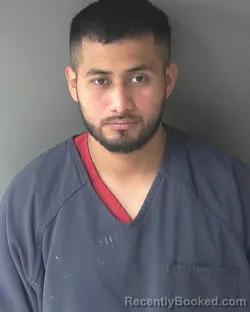 Mugshot of Jorge Vinicio Olmino Garcia booked in Clinton County, Indiana on April 23, 2026