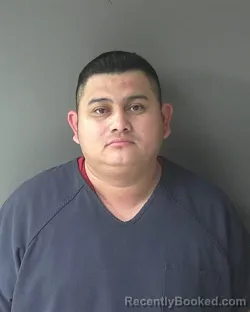 Mugshot of Edwin Garcia Alvarez booked in Clinton County, Indiana on July 12, 2026