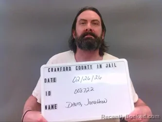 Mugshot of JONATHON WILLIAM DAVIS