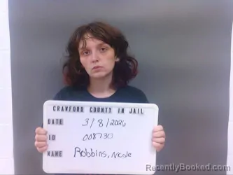 Mugshot of NICOLE ROBBINS