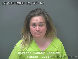 Mugshot of DANIELLE NICOLE WISCAVER