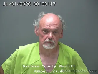 Mugshot of ANTHONY JOSEPH WAMPLER booked in Daviess County, Indiana on June 30, 2026