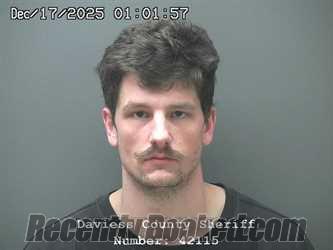 Booking photo from Daviess County, Indiana