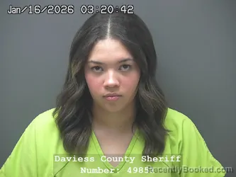 Mugshot of NEVAEH MARY MAE DARLENE PASLEY