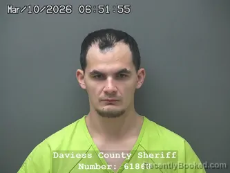 Booking photo from Daviess County, Indiana