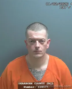 Booking photo from Dearborn County, Indiana