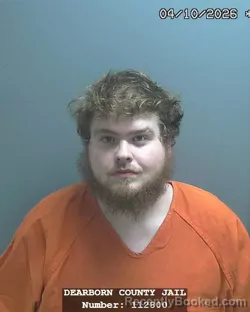 Mugshot of CAMERON LEE MITCHELL booked in Dearborn County, Indiana on April 10, 2026