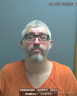 Booking photo from Dearborn County, Indiana