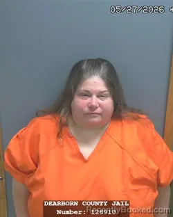 Mugshot of RONETTA ELIZABETH BIERMAN booked in Dearborn County, Indiana on May 27, 2026