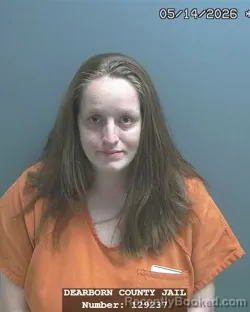 Mugshot of KAYLA MICHELLE WALSTON booked in Dearborn County, Indiana on May 14, 2026