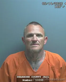Mugshot of JASON WAYNE WILLOUGHBY booked in Dearborn County, Indiana on May 14, 2026