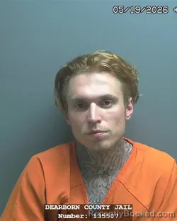Mugshot of MICHAEL ANDREW BRYANT booked in Dearborn County, Indiana on May 19, 2026