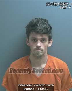 Booking photo from Dearborn County, Indiana