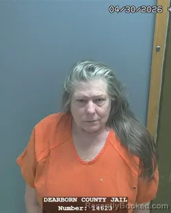 Mugshot of VICKI LEE DOLLER booked in Dearborn County, Indiana on April 30, 2026