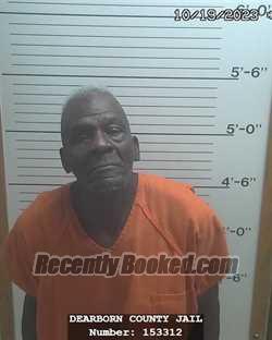 Booking photo from Dearborn County, Indiana