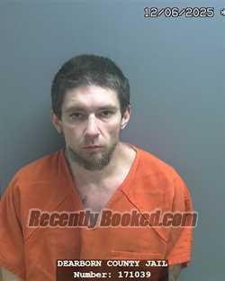 Booking photo from Dearborn County, Indiana