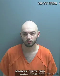 Booking photo from Dearborn County, Indiana