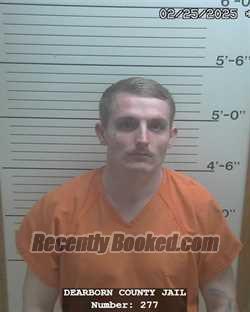 Booking photo from Dearborn County, Indiana