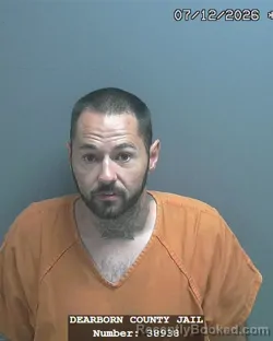 Mugshot of MARCUS LEE ILES booked in Dearborn County, Indiana on July 11, 2026
