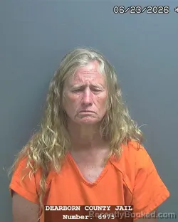Mugshot of LISA RENEE BARKER booked in Dearborn County, Indiana on June 23, 2026