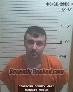 Booking photo from Dearborn County, Indiana