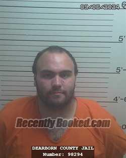 Booking photo from Dearborn County, Indiana