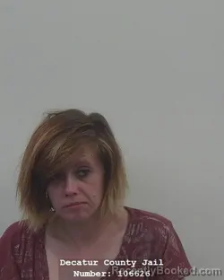 Mugshot of Ashley Hunter Fultz booked in Decatur County, Indiana on August 31, 2026