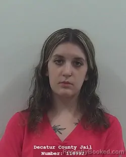 Mugshot of KAELEE JAE SAUNDERS booked in Decatur County, Indiana on May 26, 2026