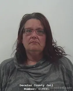 Mugshot of CARRIE JO BIVENS booked in Decatur County, Indiana on March 30, 2026