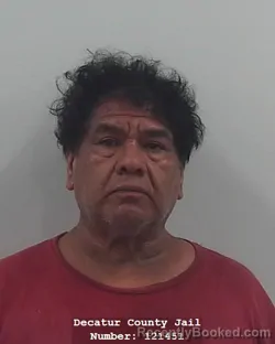 Mugshot of MARTIN CAMACHO FLORES booked in Decatur County, Indiana on May 28, 2026