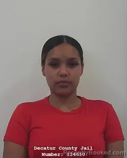 Mugshot of AMNERIS MARY ALMANZAR-FRIAS booked in Decatur County, Indiana on March 24, 2026