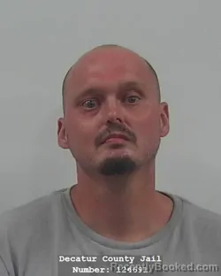 Mugshot of Nathaniel D Slack booked in Decatur County, Indiana on September 6, 2026