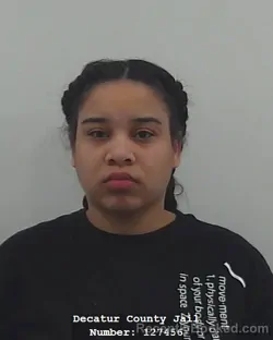 Mugshot of JADA REENAE JONES booked in Decatur County, Indiana on April 2, 2026