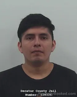 Mugshot of JUAN CARLOS CASTANEDA MARCELINO booked in Decatur County, Indiana on April 22, 2026